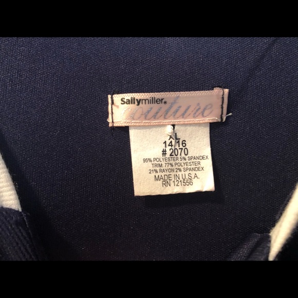 WORN ONCE Girls Blue Dress Size 14/16 - Picture 3 of 3